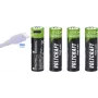Voltcraft VC-AA1300USB Pilas AA Li-Ion recargables por USB-C 1300 mAh 1,5 V, pack de 4