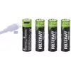 Voltcraft VC-AA1300USB Pilas AA Li-Ion recargables por USB-C 1300 mAh 1,5 V, pack de 4