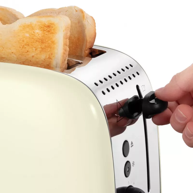 Russell Hobbs 26551-56 tostadora de 2 ranuras, ranuras extra anchas, función de descongelación y recalentado