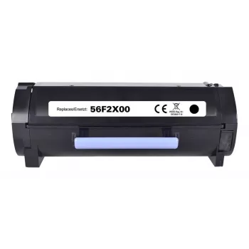 Renkforce RF-6131502 cartucho de tóner negro compatible para Lexmark 56F2X00, 20.000 páginas