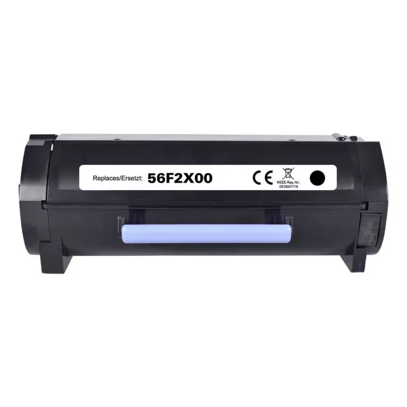 Renkforce RF-6131502 cartucho de tóner negro compatible para Lexmark 56F2X00, 20.000 páginas