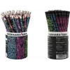 FABER-CASTELL EBERHARD FABER lápices de grafito NEON HB, estuche redondo de 72, mina de 2,0 mm, sin madera 511899
