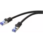 Renkforce RF-6830464 cable de red CAT 6a S/FTP, RJ45, 5 m, negro