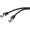 Renkforce RF-6830464 cable de red CAT 6a S/FTP, RJ45, 5 m, negro