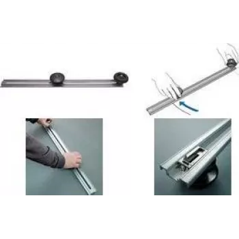 NT Cutter CL-100P cortador circular, 10-100 mm de diámetro, carcasa de metal, mango de aluminio fundido a presión, incluye hoja BC-400P h1310636