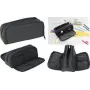 Faber-Castell Eberhard Faber Estuche, 3 compartimentos, antracita/negro poliéster, compartimento principal grande, compartimento lateral con 4 divisiones - 1 ud. 577406