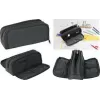 Faber-Castell Eberhard Faber Estuche, 3 compartimentos, antracita/negro poliéster, compartimento principal grande, compartimento lateral con 4 divisiones - 1 ud. 577406