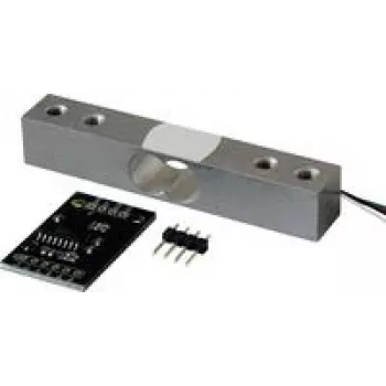 JOY-IT DEBO HX711-20 módulo ADC de 24 bits con célula de carga de 20 kg para medición de peso SEN-HX711-20
