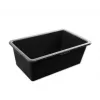Bradas KTKP60 Cubeta de mortero de PVC 60L negra con bordes perfilados