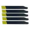 Amewi Set de palas de rotor principal amarillas para MD500E/H145 (057-25334-26)