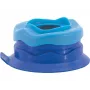 Faber-Castell Eberhard Faber WINNER Vaso para agua de silicona azul con soporte para pinceles de plástico reciclado 579936