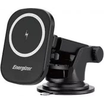 ENERGIZER ECA007 Cargador inalámbrico para coche Qi 15W con soporte sensor automático, negro