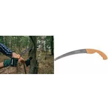 Bradas V-SERIES sierra de jardín con hoja de acero templado SK5 de 300 mm y mango de madera KT-V1401/1