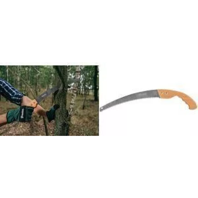 Bradas V-SERIES sierra de jardín con hoja de acero templado SK5 de 300 mm y mango de madera KT-V1401/1