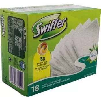 Swiffer paños secos para el polvo recambio 18 uds. con aroma Febreze