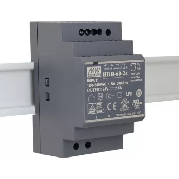 EXSYS EX-6973 fuente de alimentación para carril DIN 60W 24V 2,5A