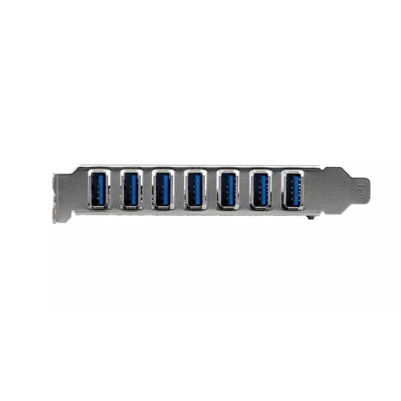 EXSYS tarjeta PCIe USB 3.2 Gen 1 con 7 puertos (chipset VIA) EX-11088-2