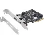EXSYS EX-12001-2 adaptador PCIe x2 Low-Profile USB 3.2 Gen 2x2