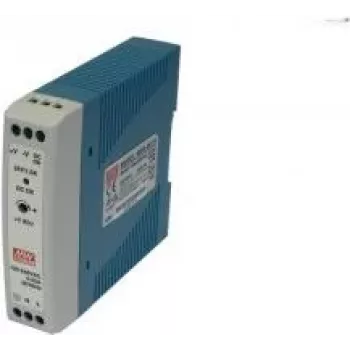 EXSYS EX-6950 fuente de alimentación para carril DIN 24W 24V 1A, azul/gris