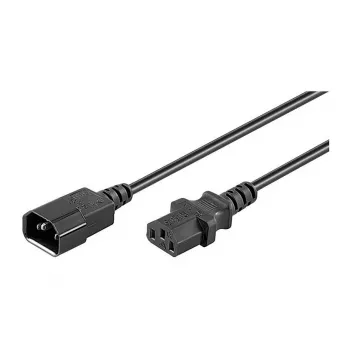 MicroConnect PE1413BL18 cable de alimentación C14 a C13 1,8 m negro
