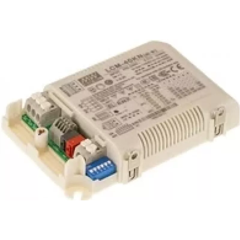 MEAN WELL LCM-40KN 40W KNX Driver LED de corriente constante (350-1050mA, interruptor DIP)