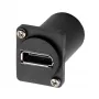 EXSYS EX-49170 Adaptador de montaje DisplayPort a Mini DisplayPort hembra, 4K UHD