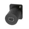 EXSYS EX-49170 Adaptador de montaje DisplayPort a Mini DisplayPort hembra, 4K UHD
