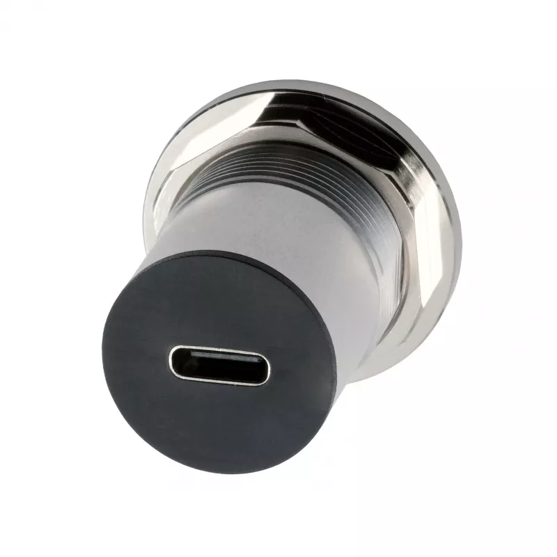 EXSYS EX-49195 Adaptador de montaje USB-C hembra a USB-C hembra, metal, USB 3.2 Gen 1