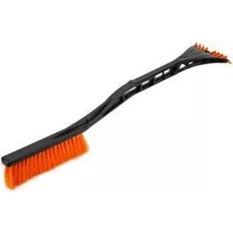 Bradas ICE1162 Raspador de hielo con cepillo para nieve, 600 mm, negro/naranja