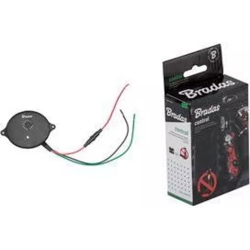 Bradas CTRL-AN201B Repelente ultrasónico de ratones y martas para batería de vehículo de 12V, negro