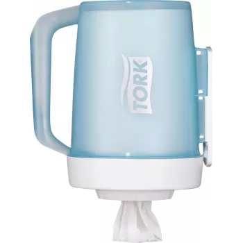 TORK Dispensador Mini Centrefeed blanco y turquesa M1 658002