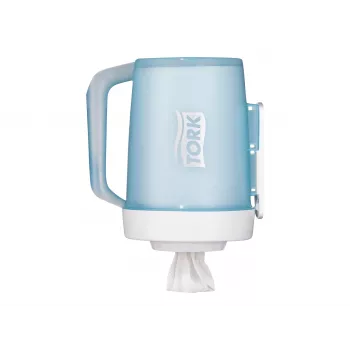 TORK Dispensador Mini Centrefeed blanco y turquesa M1 658002