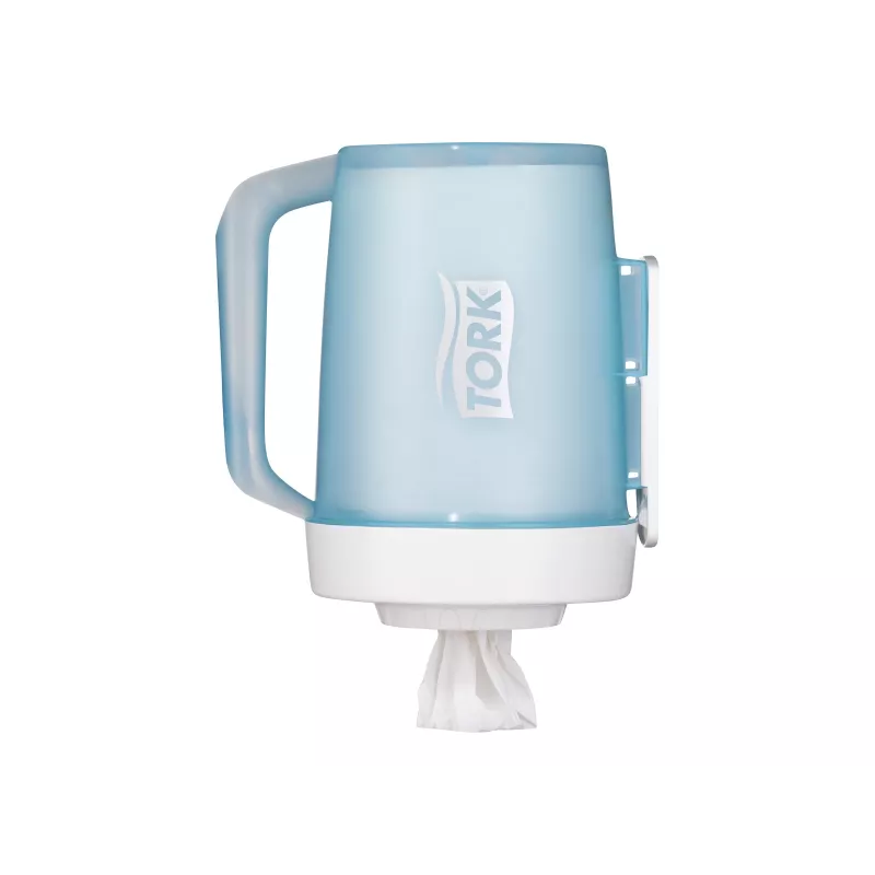 TORK Dispensador Mini Centrefeed blanco y turquesa M1 658002