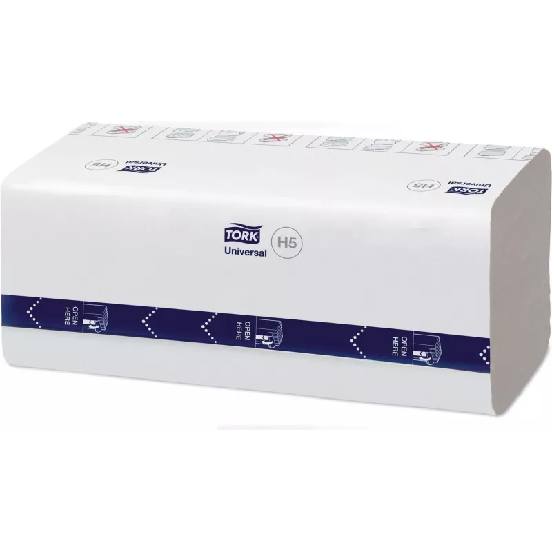TORK PeakServe® Continuous™ Toalla de manos H5 Interfold, 1 capa, blanco, 4920 toallitas (100585)