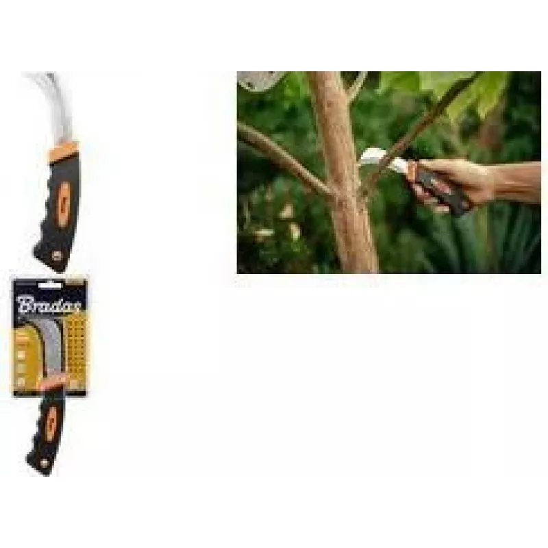 Bradas cuchillo de jardín universal, 70 mm hoja de acero inoxidable, 220 mm longitud total, 1 unidad (AK-KN0010)