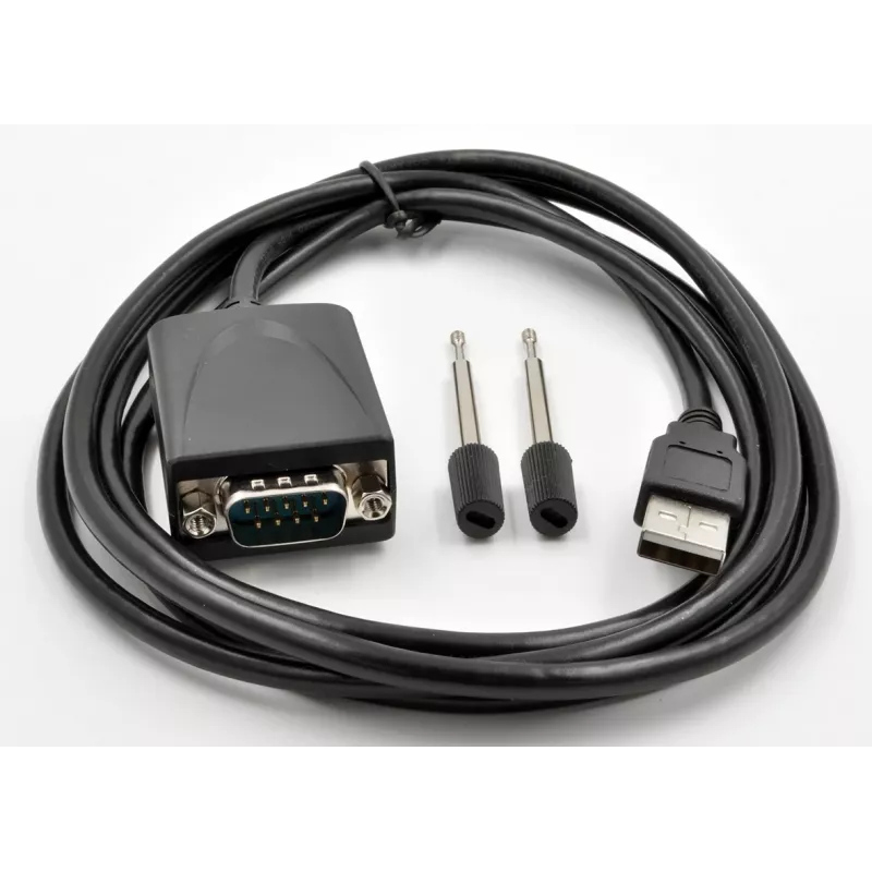 EXSYS EX-1311-2IS adaptador USB 2.0 a RS-232 serie con chipset FTDI FT232RL, 921,6 Kbps, conector DB9, cable de 0,8 m