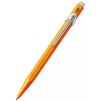 Caran d'Ache 849 PopLine Fluo bolígrafo, Fluo naranja, tinta azul, Medium 849.030