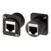 EXSYS EX-49150 adaptador tipo D RJ45 hembra a hembra, CAT.5e