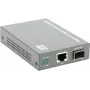 KTI Networks KGC-300 convertidor de medios Gigabit Ethernet, RJ45 a SFP, multimodo/monomodo