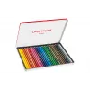 CARAN D'ACHE Swisscolor lápices de colores resistentes al agua, 30 colores diferentes, madera de cedro, hexagonal, lata metálica 1284.730