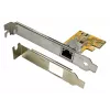 EXSYS EX-6071C tarjeta PCI Express Gigabit Ethernet, 1x RJ45, Realtek, soporte de perfil bajo incluido