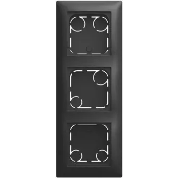 Busch-Jaeger Busch-balance SI carcasa de superficie, 3 tomas, alta, blanco alpino 2TKA00005979