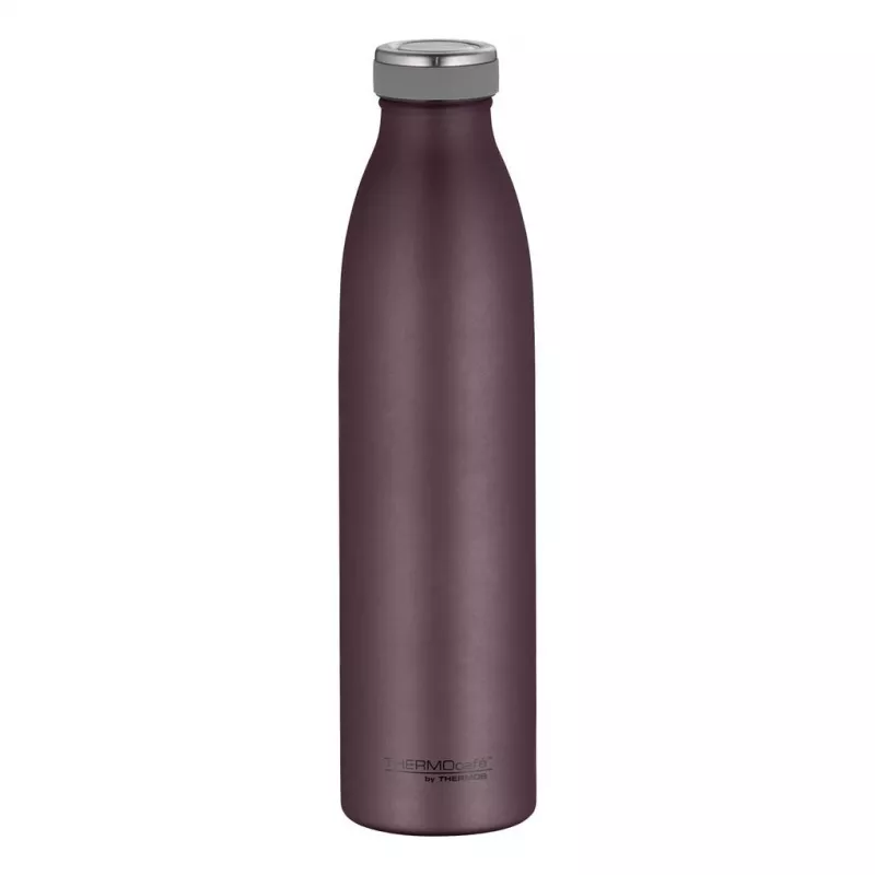 THERMOS TC Bottle botella isotérmica 0,75 L, acero inoxidable de doble pared, aislamiento al vacío, sin BPA, color burdeos mate 4067.301.075