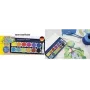 Faber-Castell Eberhard Faber WINNER Caja de acuarelas, 12 colores vivos, tapa transparente extraíble 578314