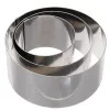 Metaltex Aros de cocina redondos de acero inoxidable, set de 3, plata, 45 mm de altura 204536010