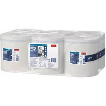 Tork paño de limpieza 151131, 1 capa, blanco, 21,5 cm x 275 m, 6 rollos/pack