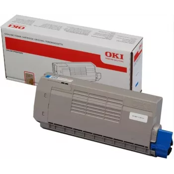 OKI 43866107 cartucho de tóner original cian, 10.000 páginas, para C5850/C5950/MC560 Serie