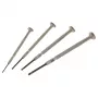 C.K Tools T4852P set de destornilladores de precisión, 4 piezas, plano, 2,0/2,5/3,0/3,5 mm, cromo-vanadio, mango de dos componentes