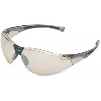 Honeywell Safety 1015350 gafas de protección con lente plateada espejada, protección lateral y superior, resistentes a los arañazos, protección UV, EN 166
