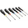 Bahco ERGO set de destornilladores de taller 6 piezas plano, Phillips, Pozidriv (BE-9886)